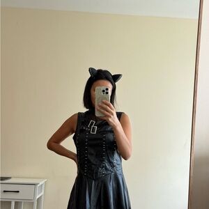 Spirit  Halloween costume Catwoman Mini Dress - Black size Small